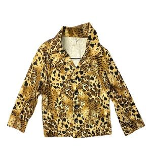 Allison Taylor Animal Pint Peacoat Size 16